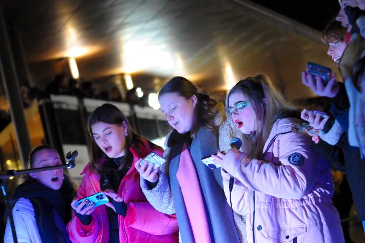 Christmas performers at Warwick